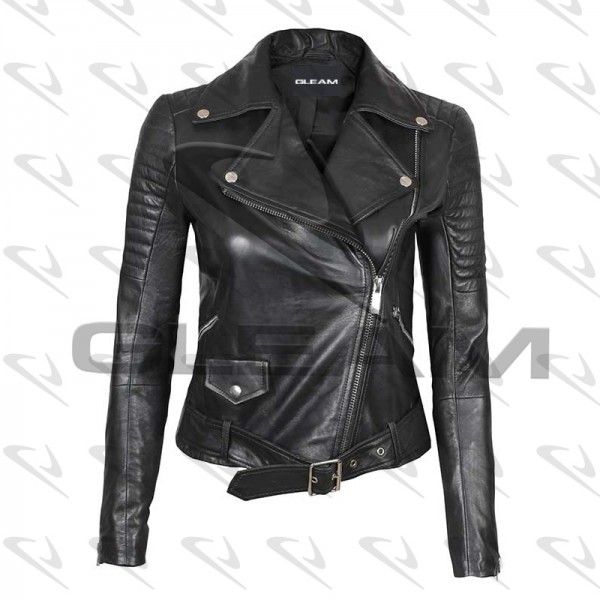 Motorbike Leather Jackets Womens